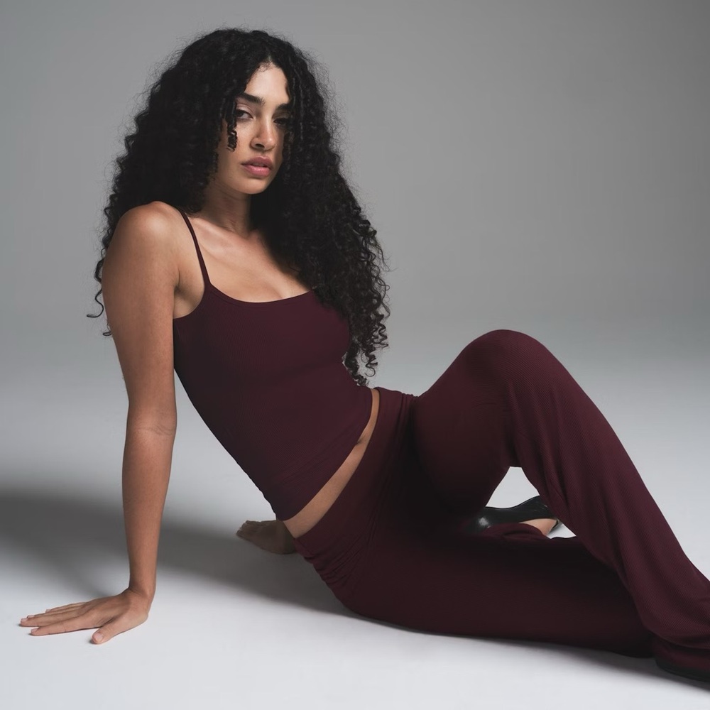 Skims soft lounge cami Bordeaux small